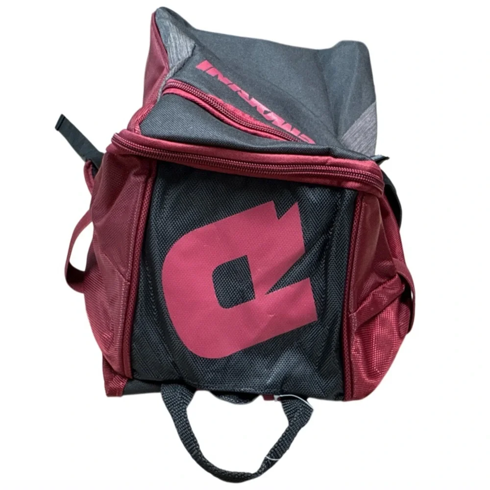 DeMarini Voodoo Junior Black and Maroon Baseball/Softball Backpack NWT
